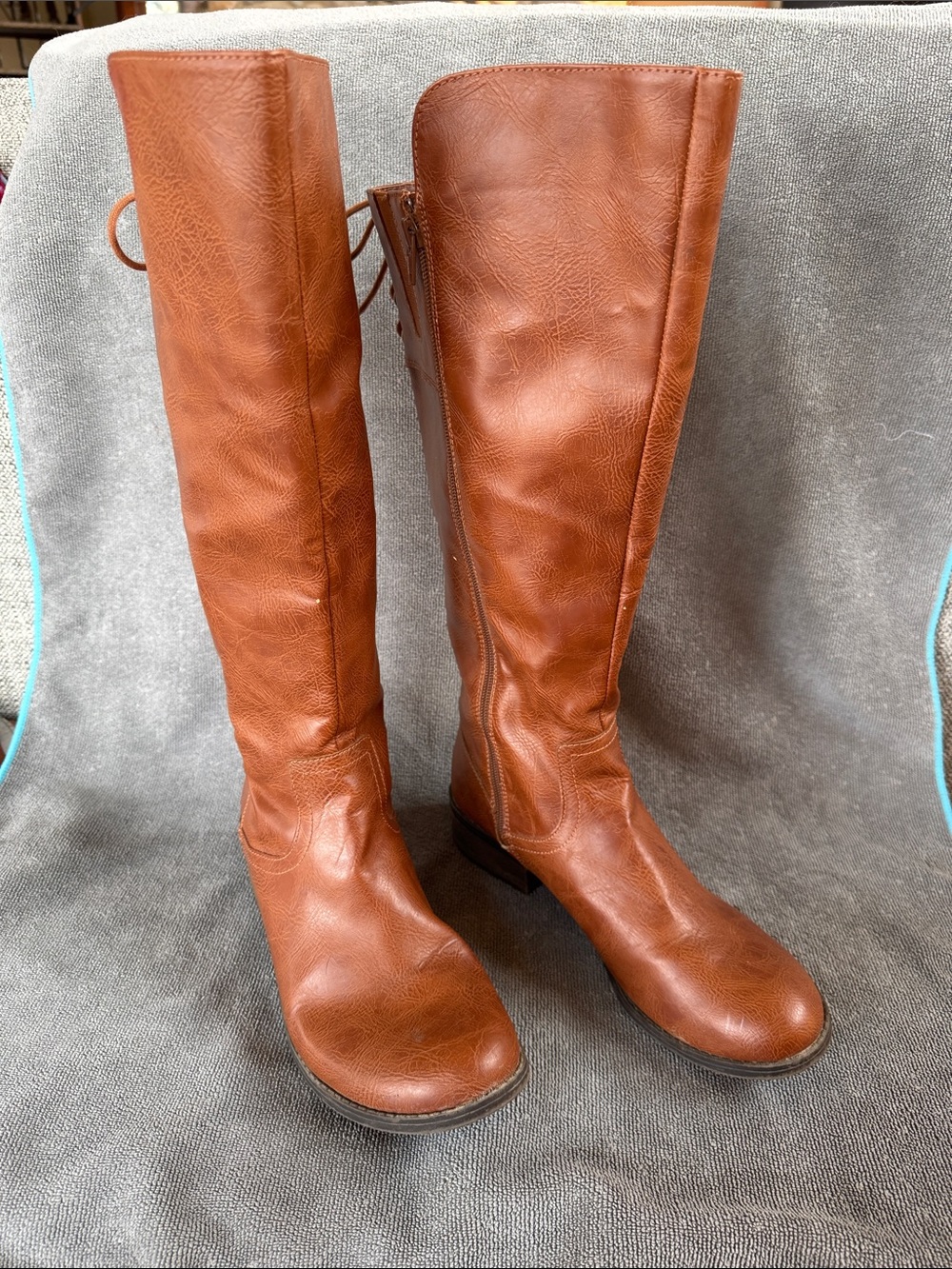 Arizona Jean Company Tall Cognac Over-The-Knee Boots